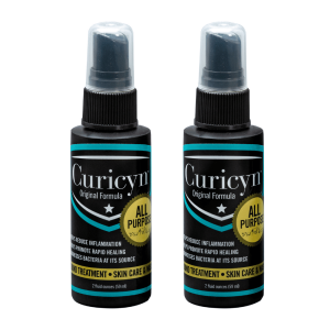 Curicyn Wound Treatment and Skin Care Solution 2 pack 2oz Bottles