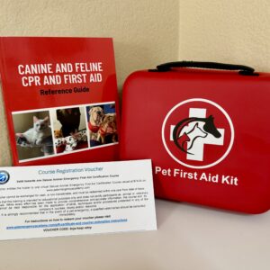 Pet CPR and First Aid High School Student Training Package: Deluxe Pet First Aid Kit, Comprehensive Reference Guide and Virtual On-Demand Certification Course