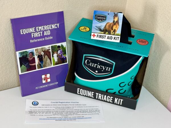 Equine Emergency First Aid High School Student Deluxe Certification and Training Package