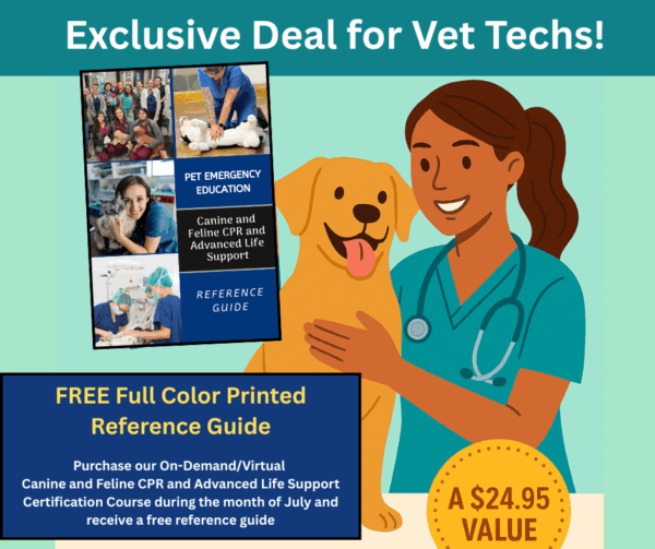 Canine and Feline CPR and Advanced Life Support ~ FREE Printed Reference Guide for a Limited Time