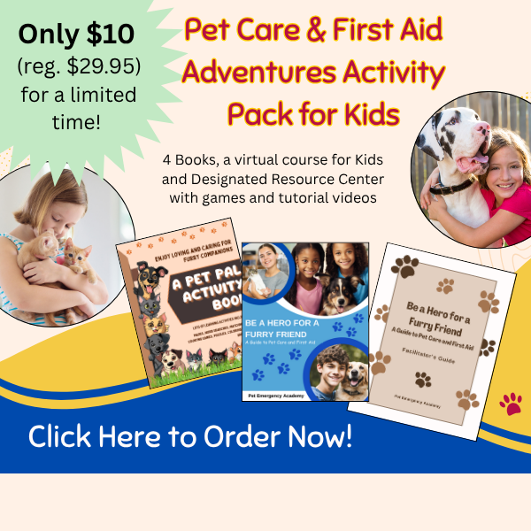 Pet Care & First Aid Adventures Package for Youth Programs Sale $10 per set